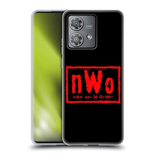 Head Case Designs Officially Licensed WWE Logo NWO Soft Gel Case Compatible with Motorola Edge 40 Neo 5G