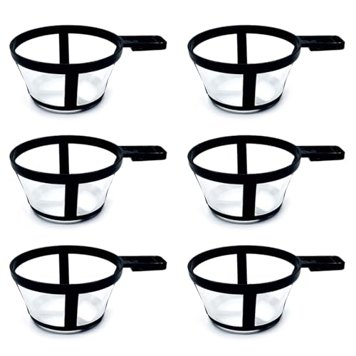 Dezzhou Juego de 6 piezas de nailon con diseño de café para máquina que garantiza que no haya residuos de filtro de nailon suave