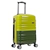Rockland Melbourne Hardside Expandable Spinner Wheel Luggage, Two Tone Green, Carry-On 20-Inch