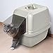 Van Ness Pets Odor Control Large Enclosed Cat Litter Box, Hooded, Pearl, CP6