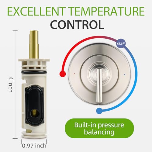 1222 Replacement Cartridge Kit for Moen One Handle Posi Temp Shower Faucet by BUWTIQ - Used condition - Image 5