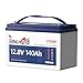 Timeusb 12V 140Ah LiFePO4 Lithium Battery with Low Temp Cut Off, Built-in 100A BMS, Group 31 Deep Cycle LiFePO4 Battery, Max.1792Wh Energy, Perfect for Trolling Motor/RV/Home Backup System/Off-Grid