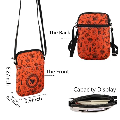 TSOTMO Greek Mythology Crossbody Bag Horse Inspired Book Lover Gift Bookish Gift for Women2