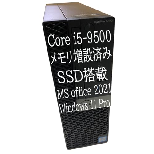 �y�����ςݕi�z�f�� �f�X�N�g�b�v pc OptiPlex 5070 SFF Intel core i5-9500 ��9����CPU 16GB SSD512GB Windows11 pro+office 2021���� �X�[�p�[�}���`�h���C�u �������� Disp