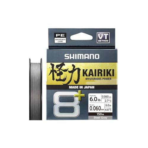 Line Kairiki 8+ - 150 m, 0,19 mm, 13,4 kg, Grau