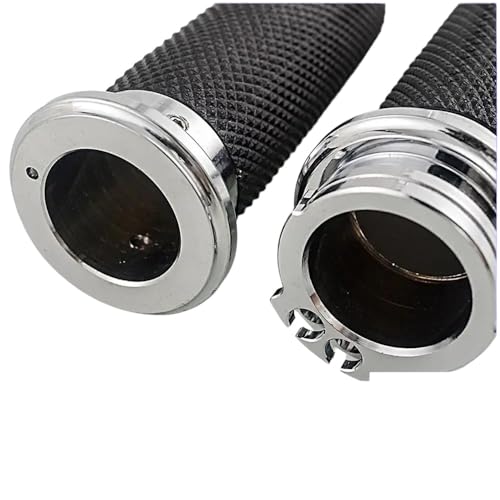 Poignées de moto en caoutchouc premium 1 pouce pour Road King - 5