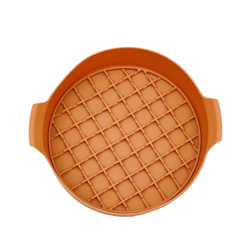 CENRF Inserto de silicona para freidora de aire caliente, bandeja de silicona reutilizable para freidora de aire caliente, molde para freidora de aire caliente resistente al calor | Cesta de freidora