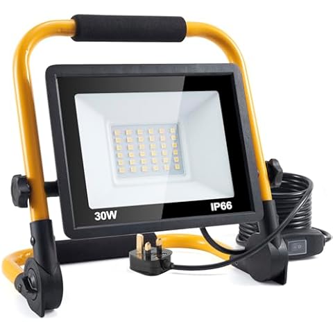 ORHOMELIFE 30W LED Work Light with Waterproof Design Cover