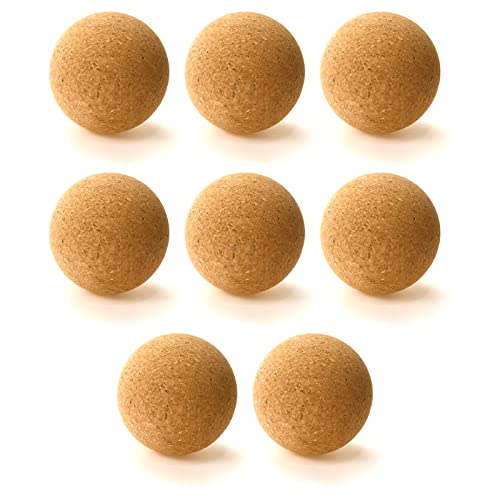 Woogim 8PCS Wine Bottle Wooden Cork Ball Stopper 40mm
