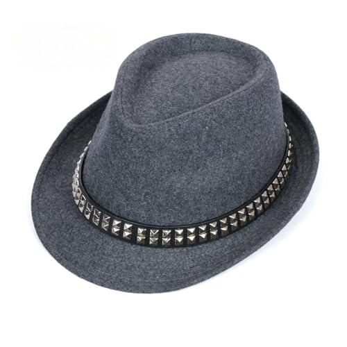 Fedora d'hiver pour homme : chapeau de jazz classique et melon élégant