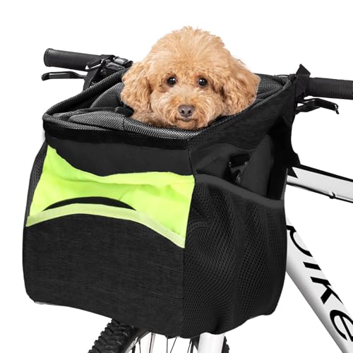 PETCUTE Cesta para Bicicleta Perros
