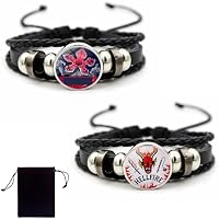 PYRUVAE 2 Piezas Demogorgon&The Hellfire Club Pulsera, Pulseras