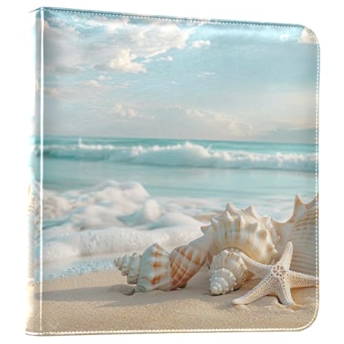 Álbum de Fotos Adhesivo DIY, Álbum para Recortes con Encuadernación de 3 Anillas, Libro de Fotos para Recuerdos, 40 Páginas, Tamaño 8x10, Cubierta de Poliuretano miniatura 1