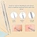 BESTOPE Blackhead Remover Pimple Popper Tool Kit 6Pcs Blackhead Extractor Tool Blackhead Tweezer Comedone Extractor Zit Popper Acne Whitehead Extraction Tool for Nose Face with Metal Case