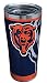 Tervis 1299990 NFL Chicago Bears Rush 20 oz Stainless Steel Tumbler with lid, Silver