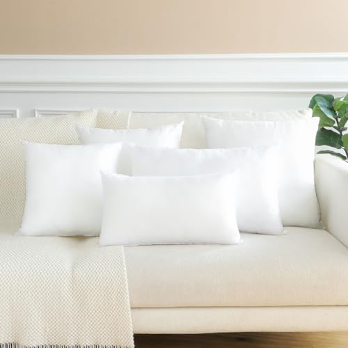 Ohok BZX-WFB Pack Of 2 Throw Pillow Inserts 16X16 Inch Square Cushion Inner Soft Fluffy Plump Stuffer Cushion Pads White Decorative Pillow Inserts thumb #8