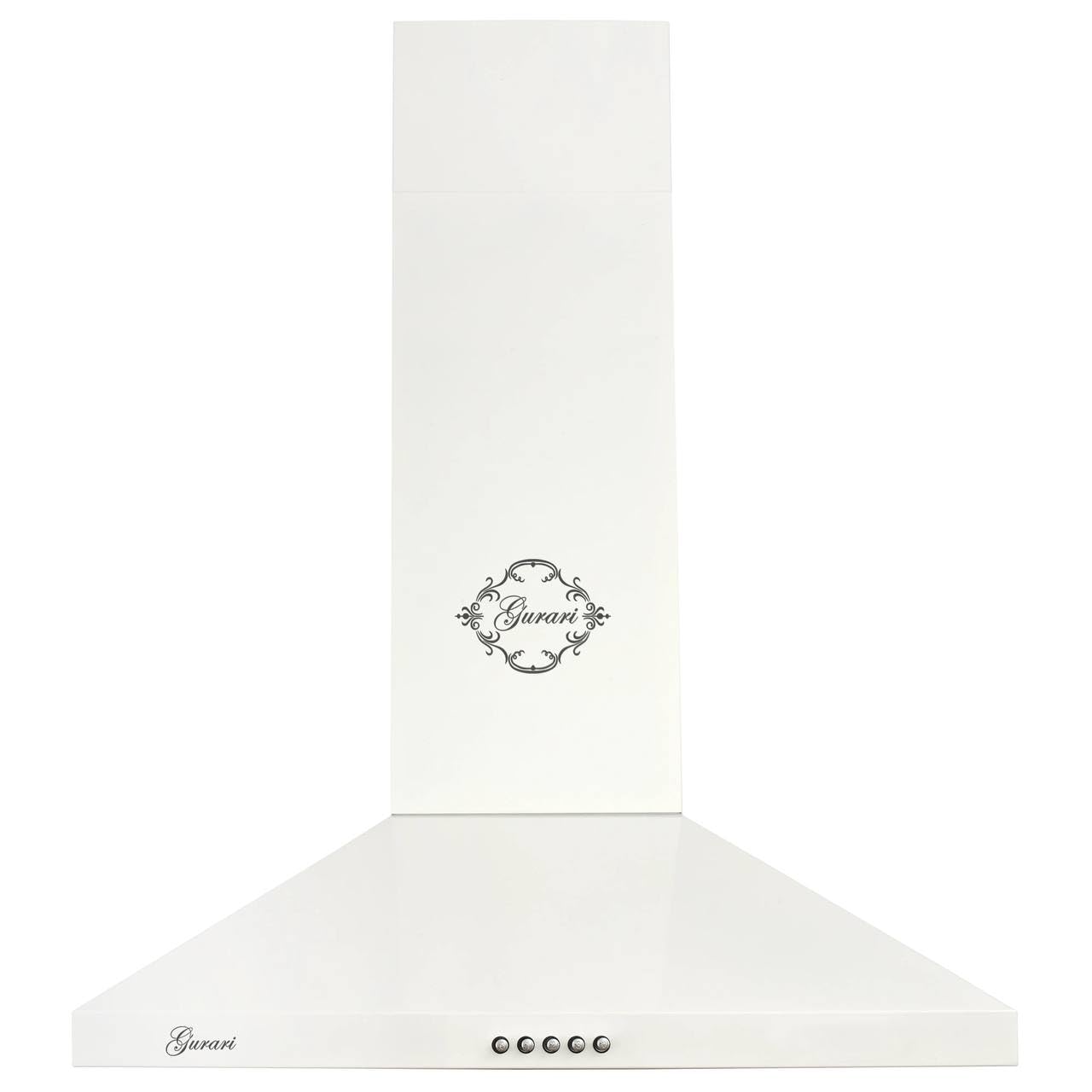 Gurari Hotte aspirante 60 cm GCH C 147 WH 6 N • Hotte murale blanche • Moteur puissant 1000 m³/h • Hotte aspirante et recirculation • Éclairage LED • Filtre à graisse métallique • Hotte de cuisine
