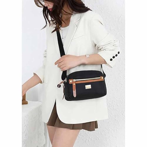Popularate Nylon Crossbody Bag,Waterproof Casual Shoulder Bags Purses with Multi Pockets for Women3