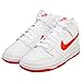Nike Women's W Af1 Shadow Sweatshirt, 9 UK, White Picante Red White, 11