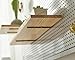 SEVENY 1 Pack Pine Wooden Pegboard Shelf Wall Organizer,Shelves for PegBoard, Wooden Board for Walls Home, Garage Tool Storage, Office Organization, Kitchen, Craft Room, Garden, Garage,Large
