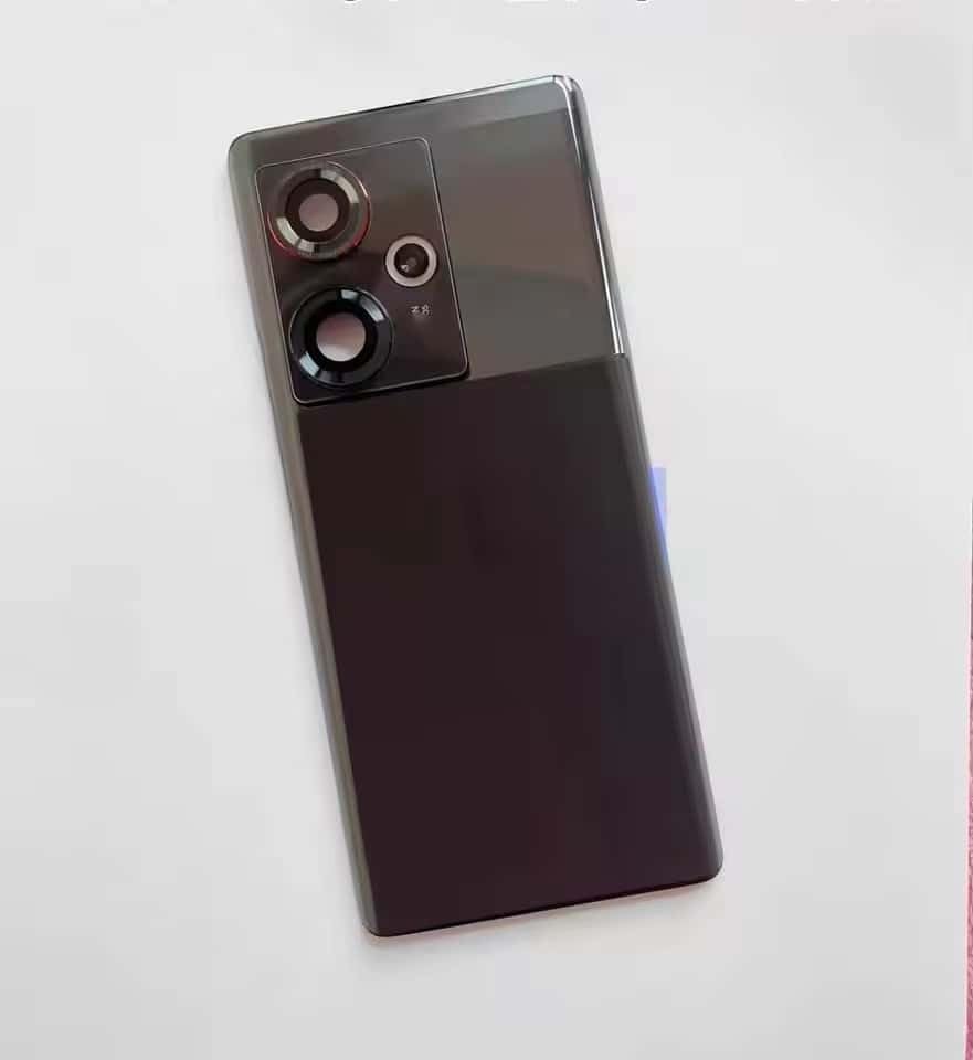 YOOOKOOO Compatible Rear Back Cover for ZTE Nubia Z50 NX711J – Battery Door Housing Replacement Part (Black No Lens)