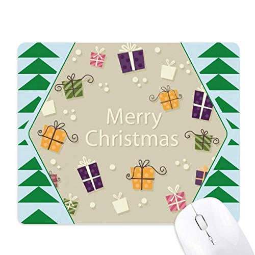 Tapis de souris Noël en caoutchouc vert sapin idéal pour sublimer votre bureau en fête