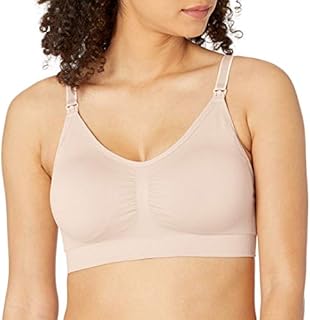 Motherhood Maternity Women's Maternity Seamless Clip Down Nursing Bra, Blush, Medium