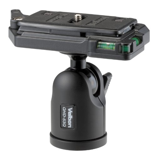 Amazon | Velbon 自由雲台 QHD-53Q 中型 底面径44mm クイックシュー