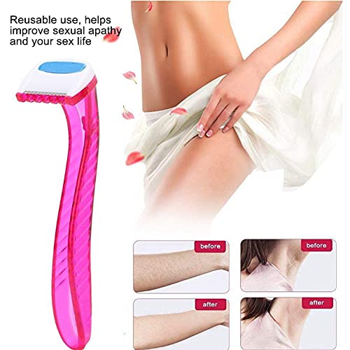 Gtian 20 Pieces Women's Razor Bikini Trimmer Durable Travel Accessories Personal Shaver Pubic Hair Removal Beauty Razor Handle Razor For Body Cosmetic Tool, Set Of 20 #TOP3