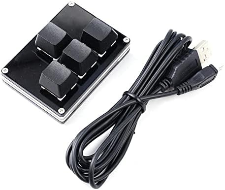 Black Four-key Mini Keyboard Arrow Keys 4 Keys Up Down Left And Right WASD Small SayoDevice Shortcuts Custom Keyboard