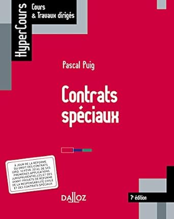 Contrats spéciaux