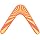 Karlak Boomerang Clásico de Madera en Forma de V para Deportes al Aire Libre Juguete para Niños de 8 años en Adelante Color Naranja 30cm miniatura 6