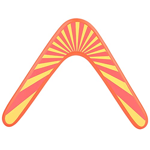 HUAOSN Boomerang for Adults and Kids, V Shaped Returning Boomerang, Hand Made Boomerang for Outdoor Activities and Sports Enthusiasts