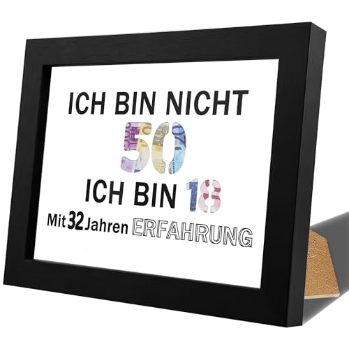 KAOTPO Geldgeschenke Verpackung mit Bilderrahmen, 23.5cm*18.4cm Geldgeschenke Geburtstag, Kreative Wunscherfüller Geldgeschenk für Freunde Familie Liebhaber (50)
