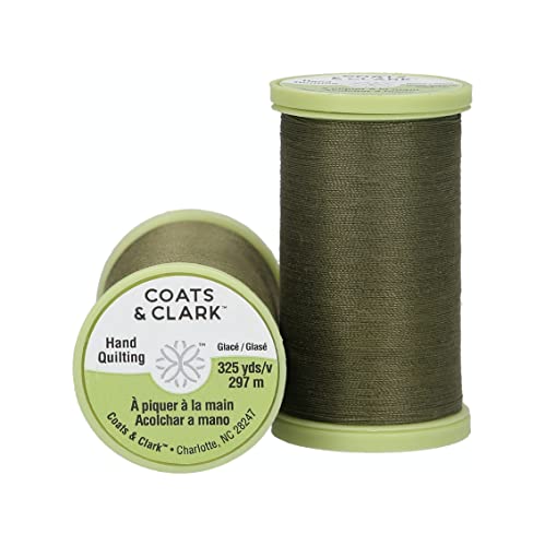 Hilo para acolchar Coats Corrente 325 yardas verde bronce miniatura 1