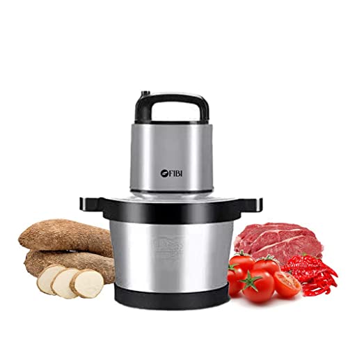 Fibi Food Processor - 1500W, Multi-Functional Food Chopper, Electric Meat Grinder And Yam Pounder,4 Sharp Blades,6Liters #TOP17