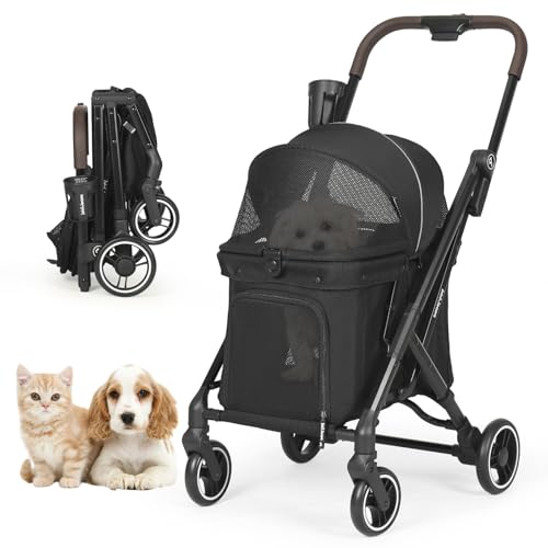 How to fold dog stroller