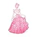 3D Crystal Puzzle - Disney Cinderella (Pink): 41 Pcs