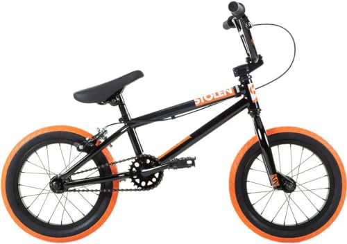 Stolen Agent 14'' BMX Freestyle Bike, Farbe:Schwarz, Größe:14.6'