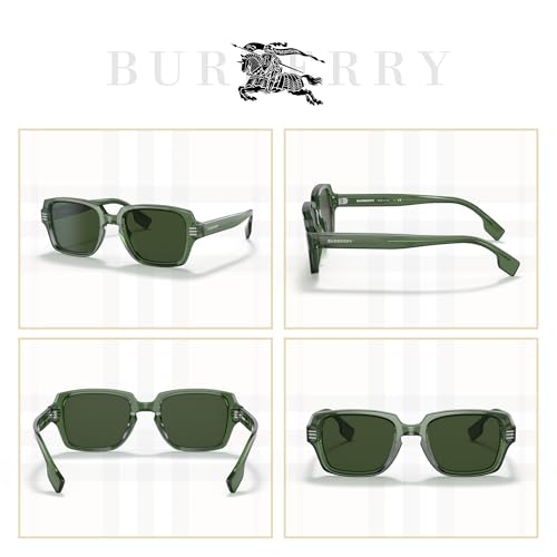 BURBERRY Eldon BE4349 Rectangle Sunglasses for Men +BUNDLE with ACCESSORY EYEWEAR KIT4