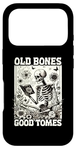 Old Bones Good Tomes Book Lover Bookworm �X�P���g���u�b�N �X�}�z�P�[�X iPhone 17 Pro �p