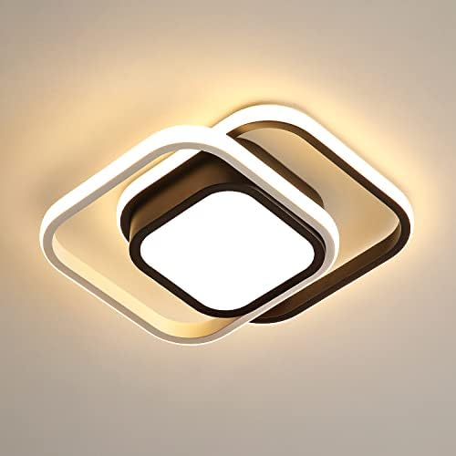 LED Ceiling Lights, 32W 2500LM Squares Ceiling Lamp, LED Energy Saving Light, Modern Ceiling Lighting Fixture for Hallway, Entrance, Office, Bedroom, 3000K (Warm Light)