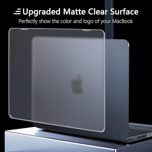 Funda para MacBook Pro 14 M3 rígida mate y transparente A2918 A2992 4