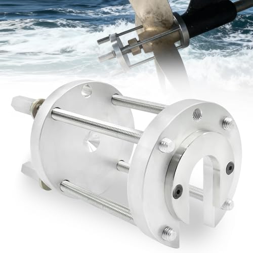 YANGCAN K813 Upgraded Heavy-Duty Prop Puller for 3 & 4 Blades Boat Propeller Removal Tool Marine Prop Puller Kit Fits 1-1/2 to 2 Prop Shafts & Hubs Up to 4-1/8 Removes Mid & Large Propellers