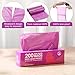Harloon 6000 Counts Dog Poop Waste Bags 30 Rolls Extra Thick Strong Leak PET Proof Bags Disposable Bulk Universal Doggy Roll Waste Box for Puppy Outdoor Walking Travel (Purple,12 x 8 Inches)