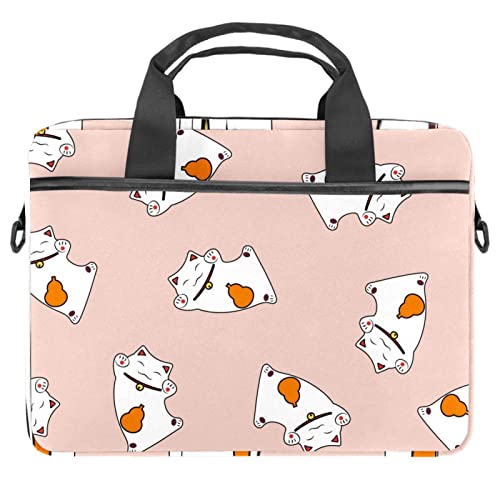Sacoche à bandoulière pour ordinateur 13 à 14.5 pouces motif chat