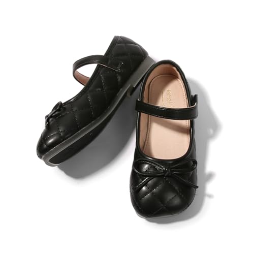 Girl Mary Jane Ballet Flats Comfort Bowknot School Party Dress Shoes3