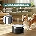 Gardner Pet Wassernapf Hund ohne Sabbern, 3,85L Edelstahl Hundenapf Auslaufsicher, Anti-Verschluck-Wasser für große Hunde, Für Innen, draußen geeignet, Verhindert Tropfen, Schwarz