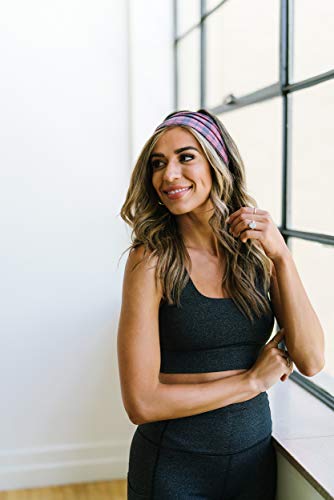 Image of Maven Thread Wide Workout Headbands for Women - Non-Slip Sweatbands for Gym, Running & Yoga