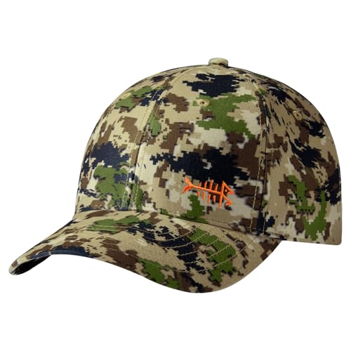 Image of BASSDASH Camo Fishing Hunting Hat Unisex Adjustable Baseball Cap
